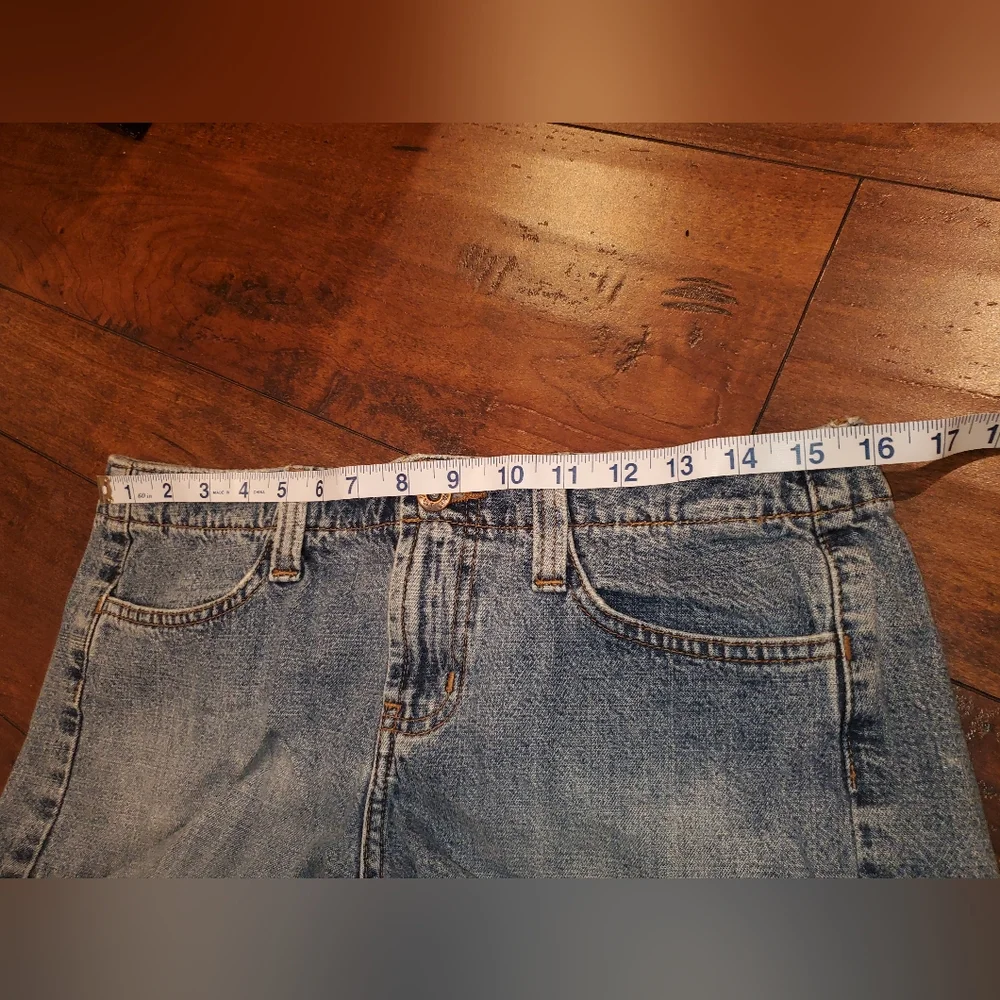 L.e.i DENIMN Jean Shorts Y2K in Jr Size 9 - Picture 11 of 14